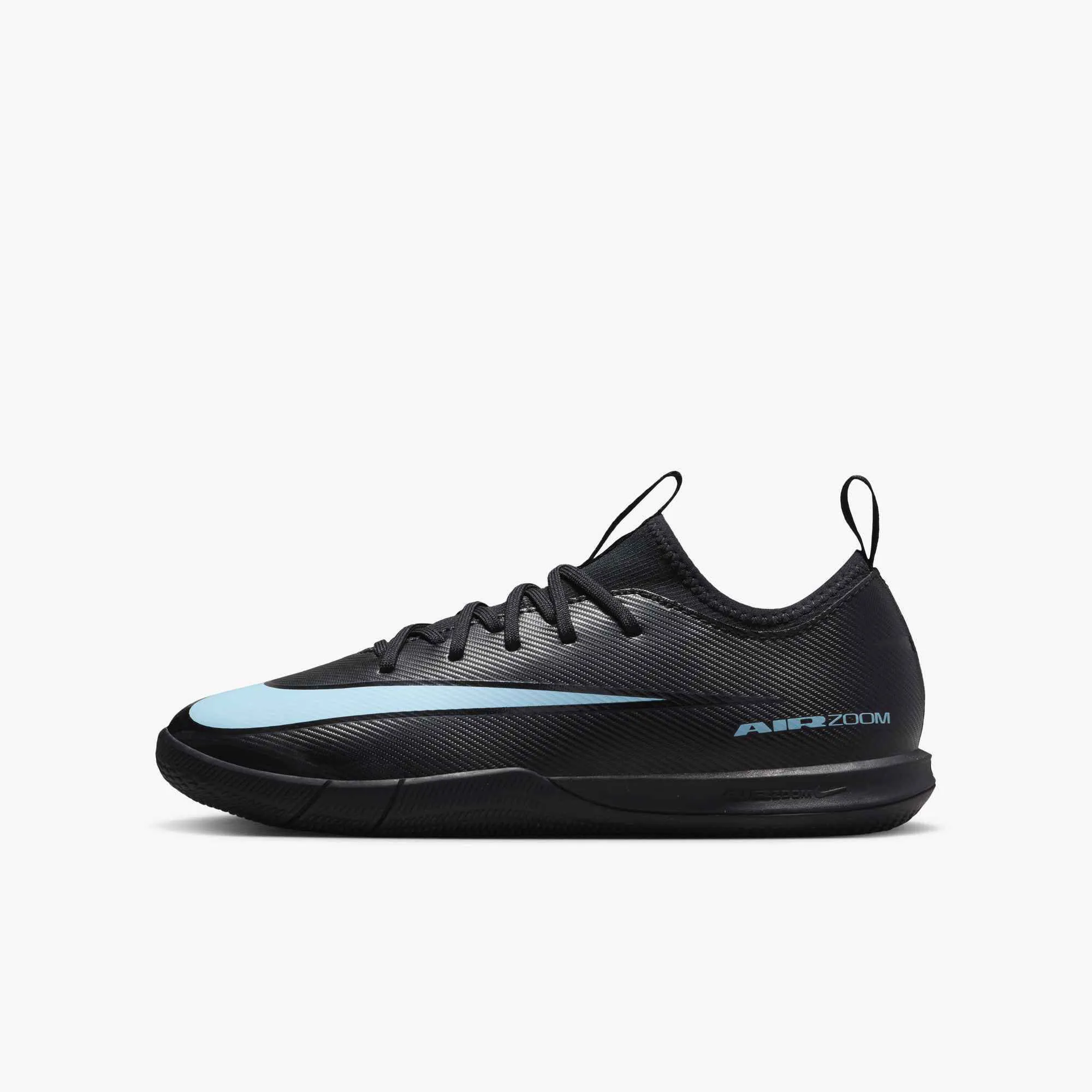 Nike JR ZOOM VAPOR 16 ACADEMY IC Fussballschuhe Kinder schwarz