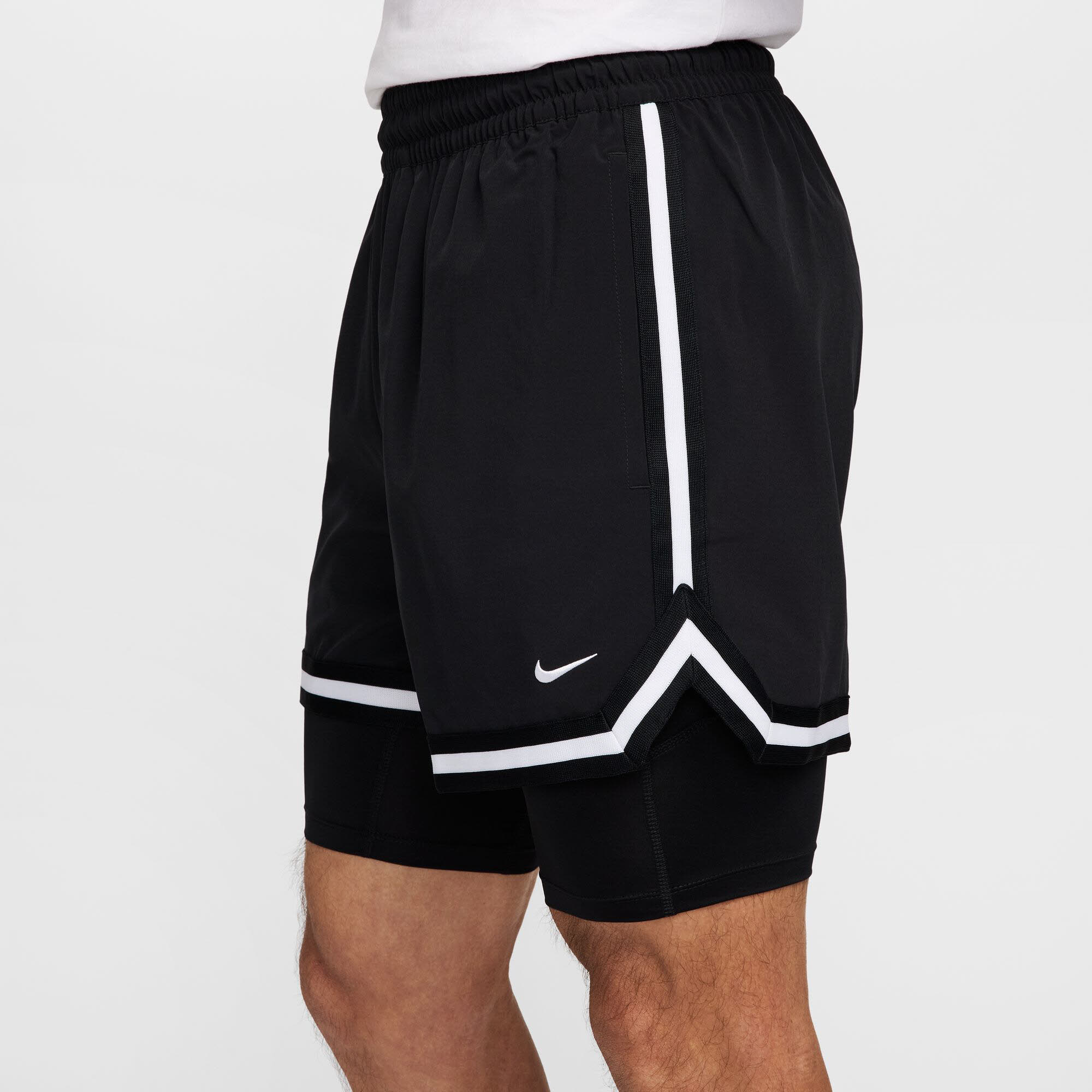 Nike Dri-FIT DNA 2in1 4IN Herren Short Basketballshort schwarz