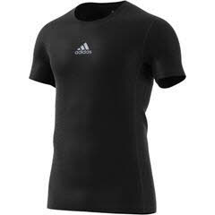 adidas HE TF SS TOP M Herren Funktionsunterhemd T-Shirt Sport Freizeit Outdoor Fußball schwarz NEU