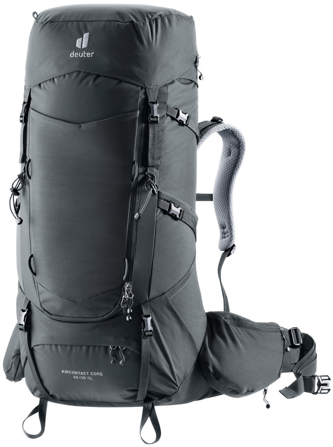 Deuter Aircontact Core 55 +10 SL Damen Wanderrucksack Trekkingrucksack grau
