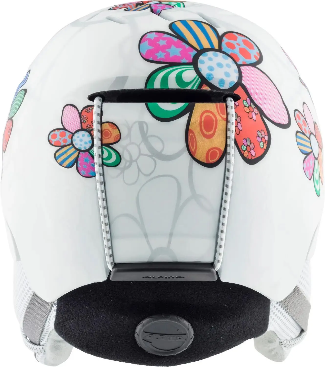 Alpina PIZI Mädchen Skihelm Snowboardhelm patchwork-flower matt