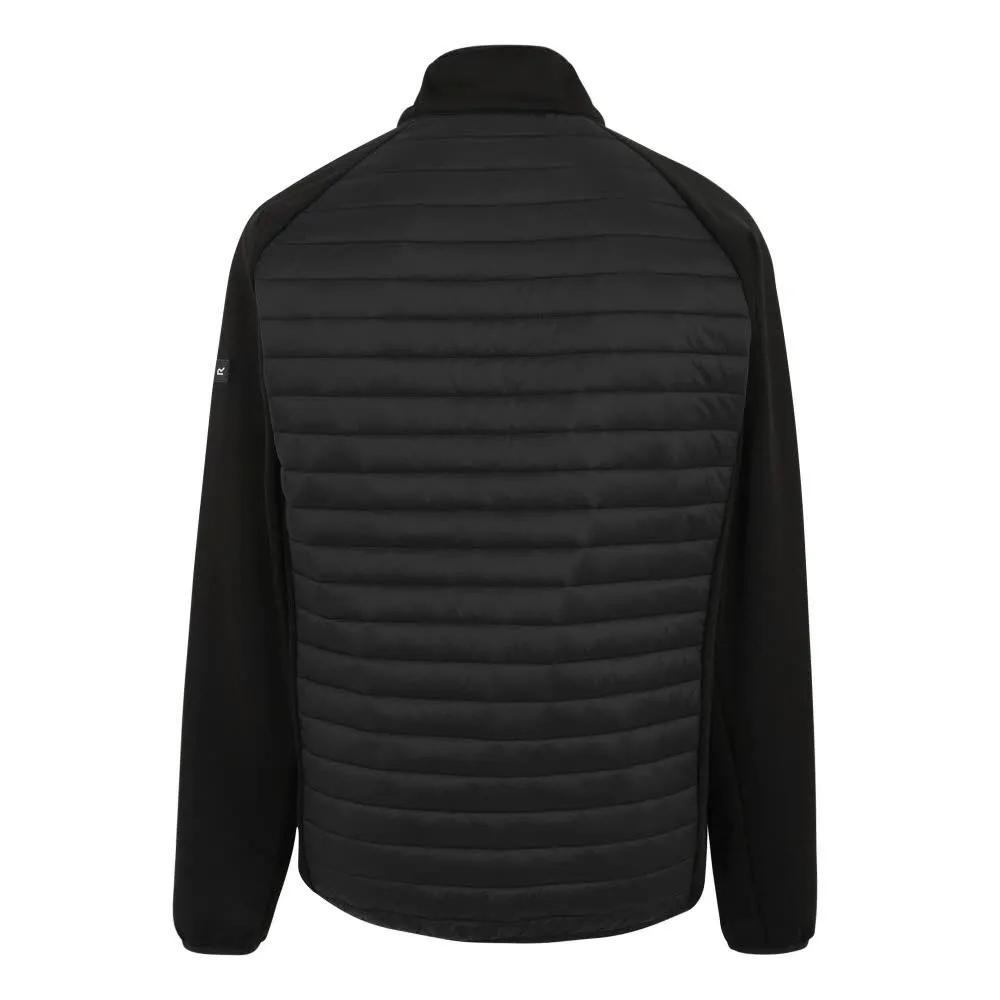 REGATTA Clumber Hybrid Funktionsjacke Herren schwarz
