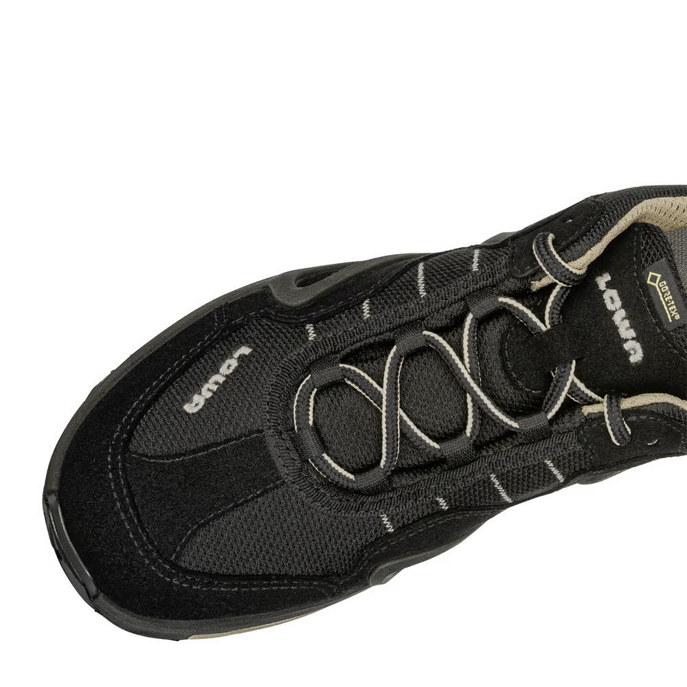 LOWA® GORGON GTX Ws Damen Wanderschuhe Trekkingschuhe Low schwarz