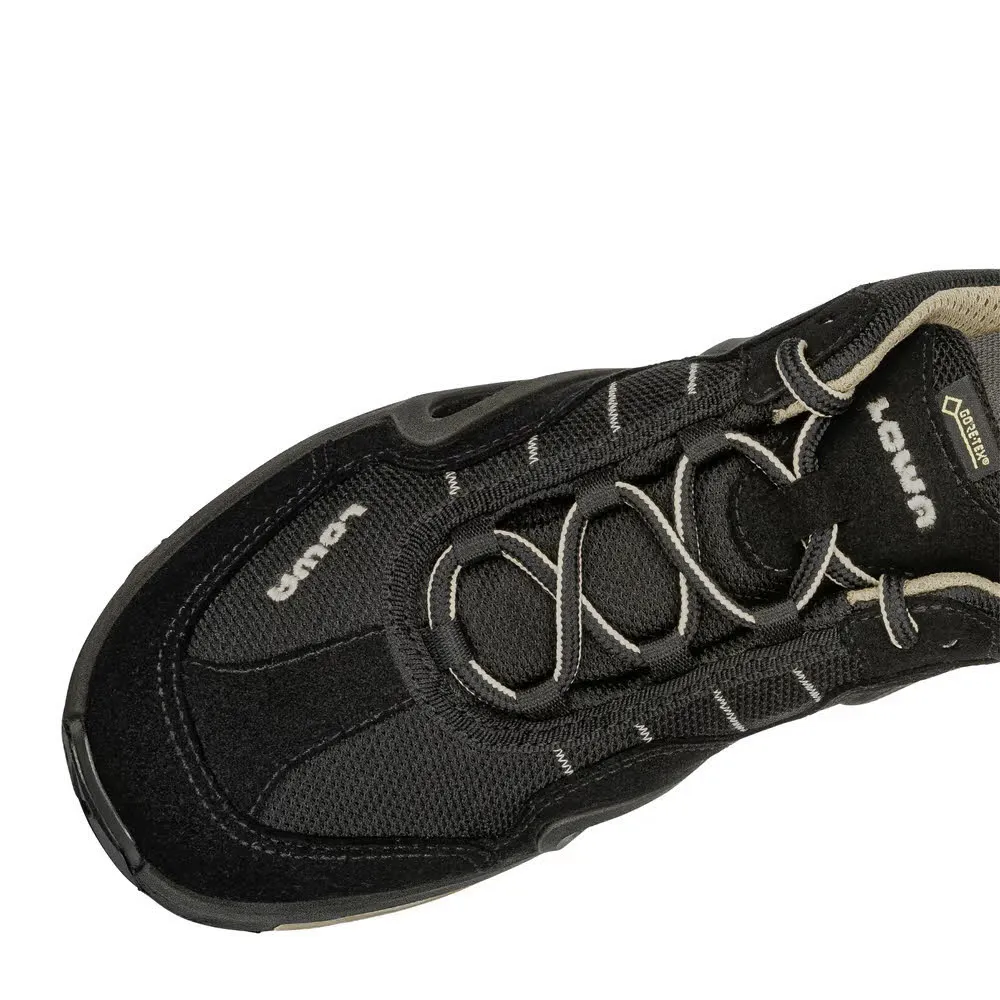 LOWA® GORGON GTX Ws Damen Wanderschuhe Trekkingschuhe Low schwarz