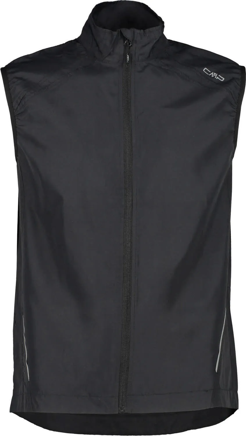 CMP TRAIL VEST Herren Funktionsweste Outdoorweste Laufweste ärmellos schwarz