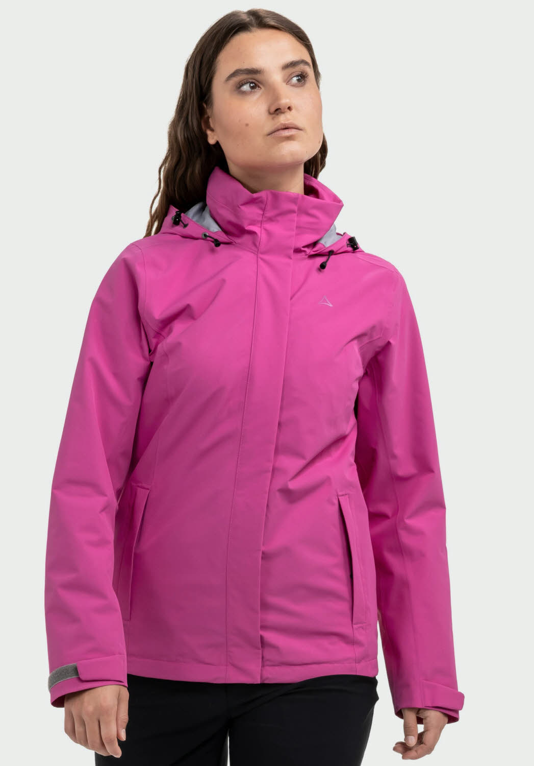 Schöffel Jacket Gmund L Damen Regenjacke Wanderjacke fuchsia
