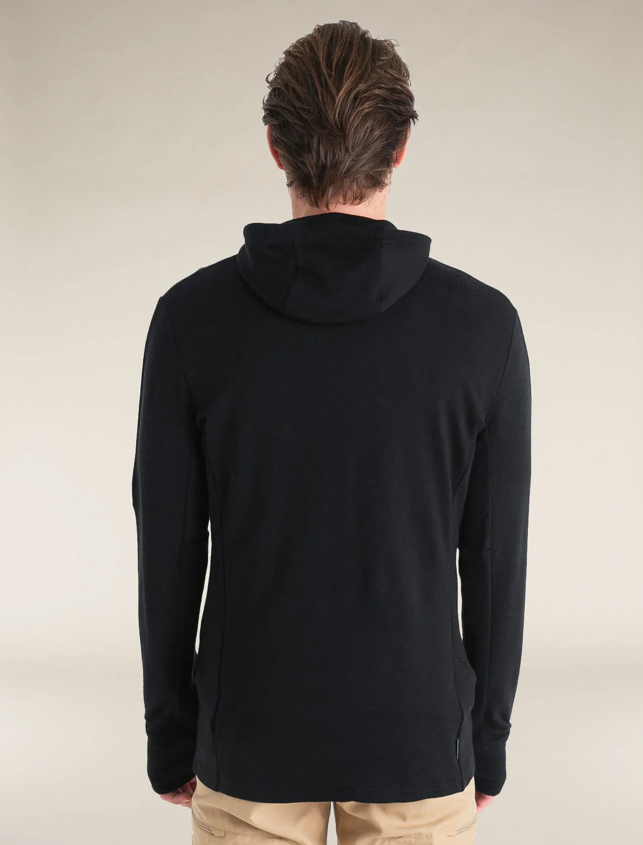 Icebreaker Merino 260 Quantum Zip-Hoodie Fleecejacke Herren schwarz