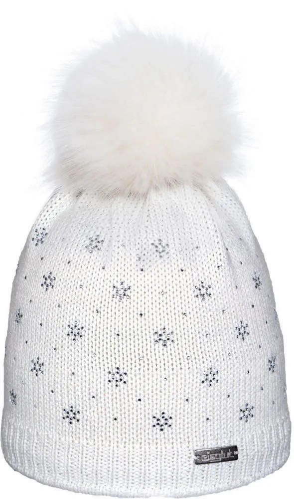Eisglut Eval Crystal Damen Mütze Wintermütze weiß