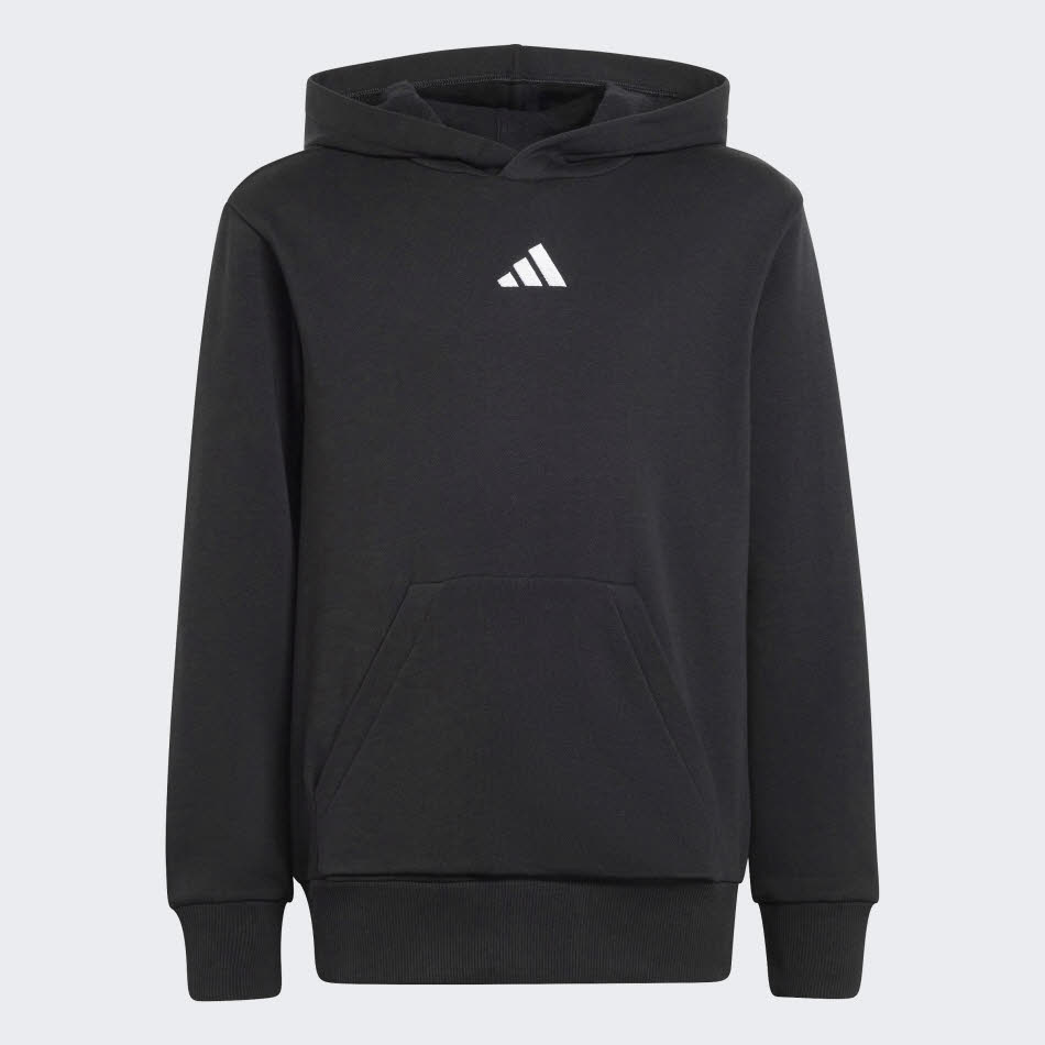 adidas Essentials Kinder Hoodie schwarz/weiß