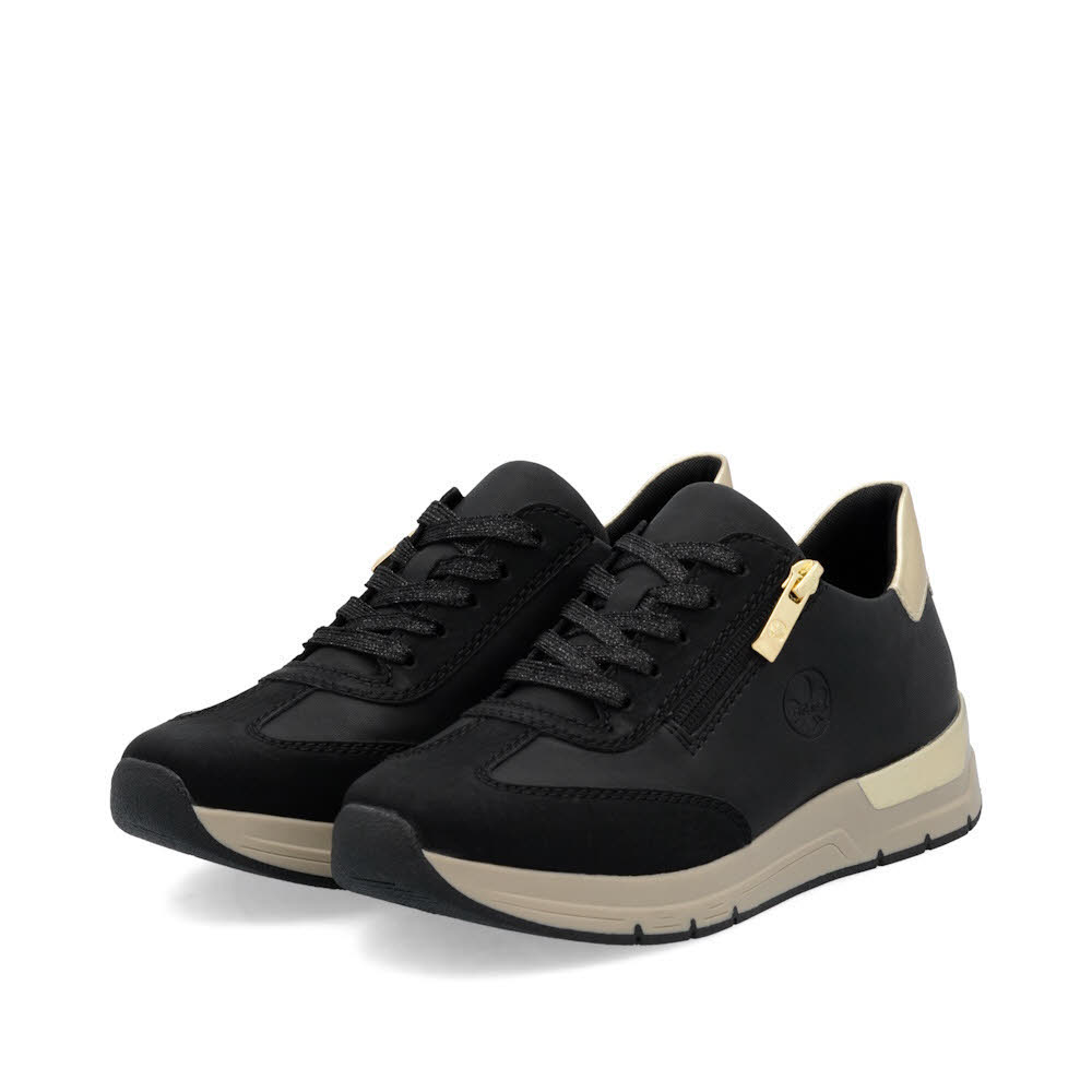 Rieker HWK Damen Halbschuhe Sneaker Low schwarz