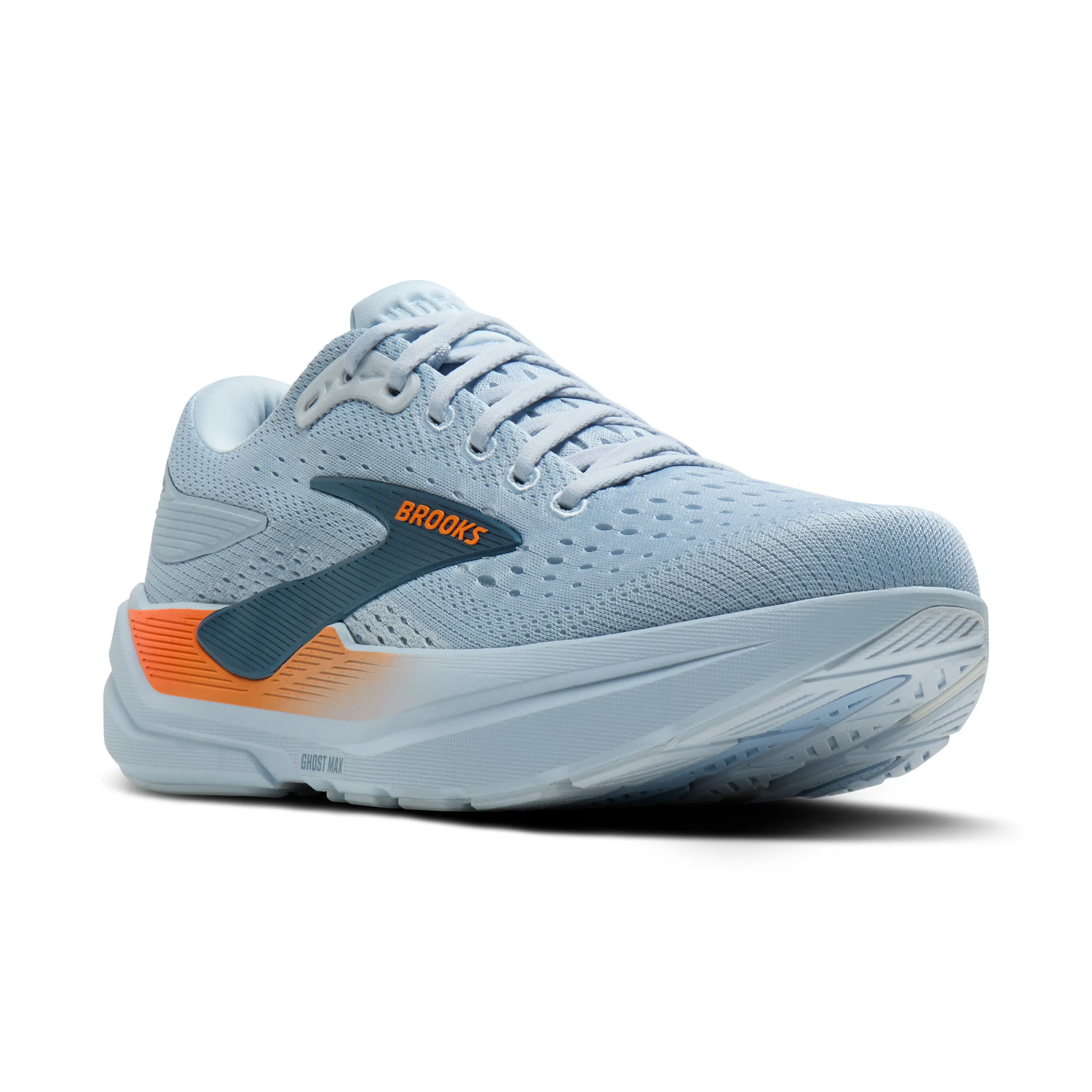 Brooks Ghost Max 3 Laufschuhe Joggingschuhe Herren weiß/orange
