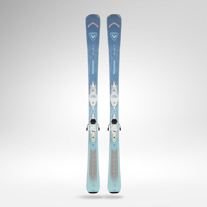 Rossignol ARCADE W 78 + XP10 GW Damen Ski Einsteiger 26/27 white/sparkle