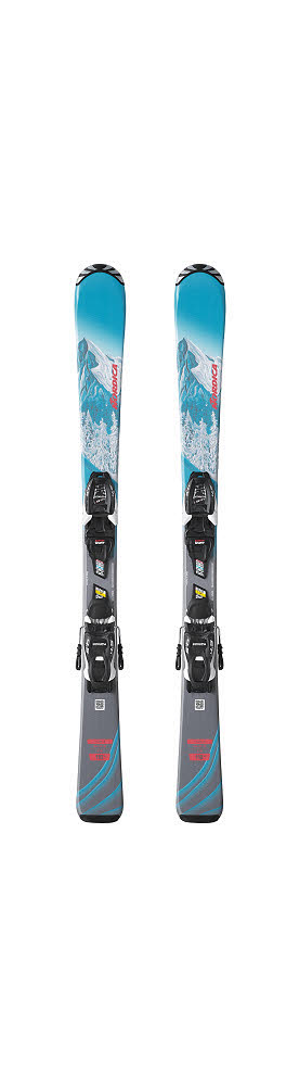 Nordica TEAM Girl (110-140) + J7.0 FDT Mädchen Allmountain Ski 24/25 blau