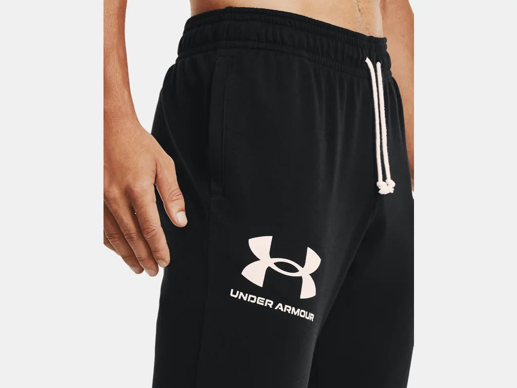 Under Armour UA Rival Terry Herren Jogginghose Trainingshose schwarz NEU