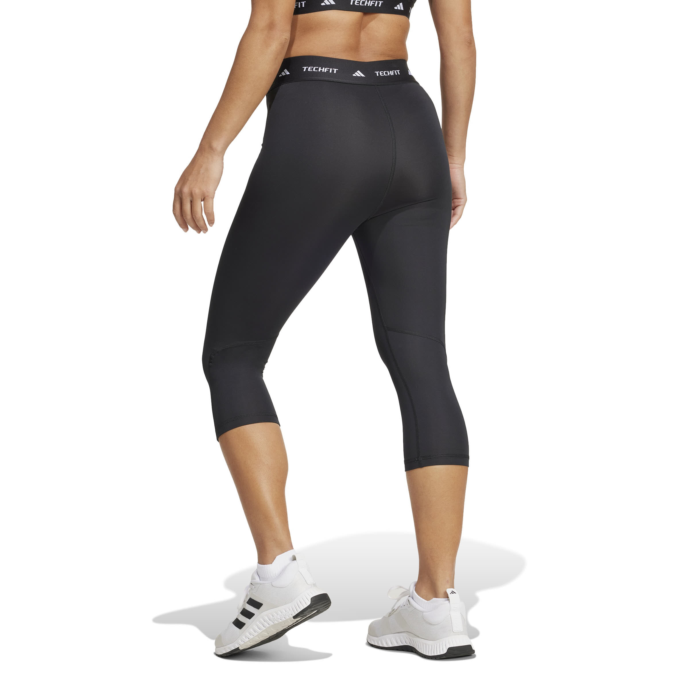 adidas TECHFIT Capri Leggings Sportleggings Damen schwarz