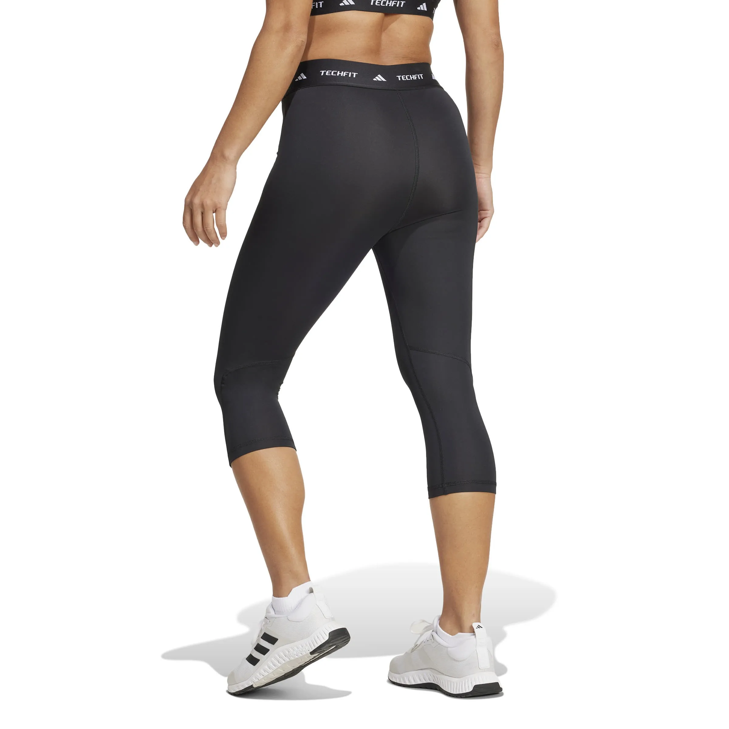 adidas TECHFIT Capri Leggings Sportleggings Damen schwarz