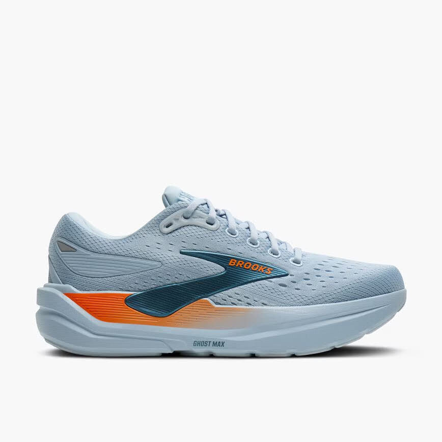 Brooks Ghost Max 3 Laufschuhe Joggingschuhe Herren weiß/orange