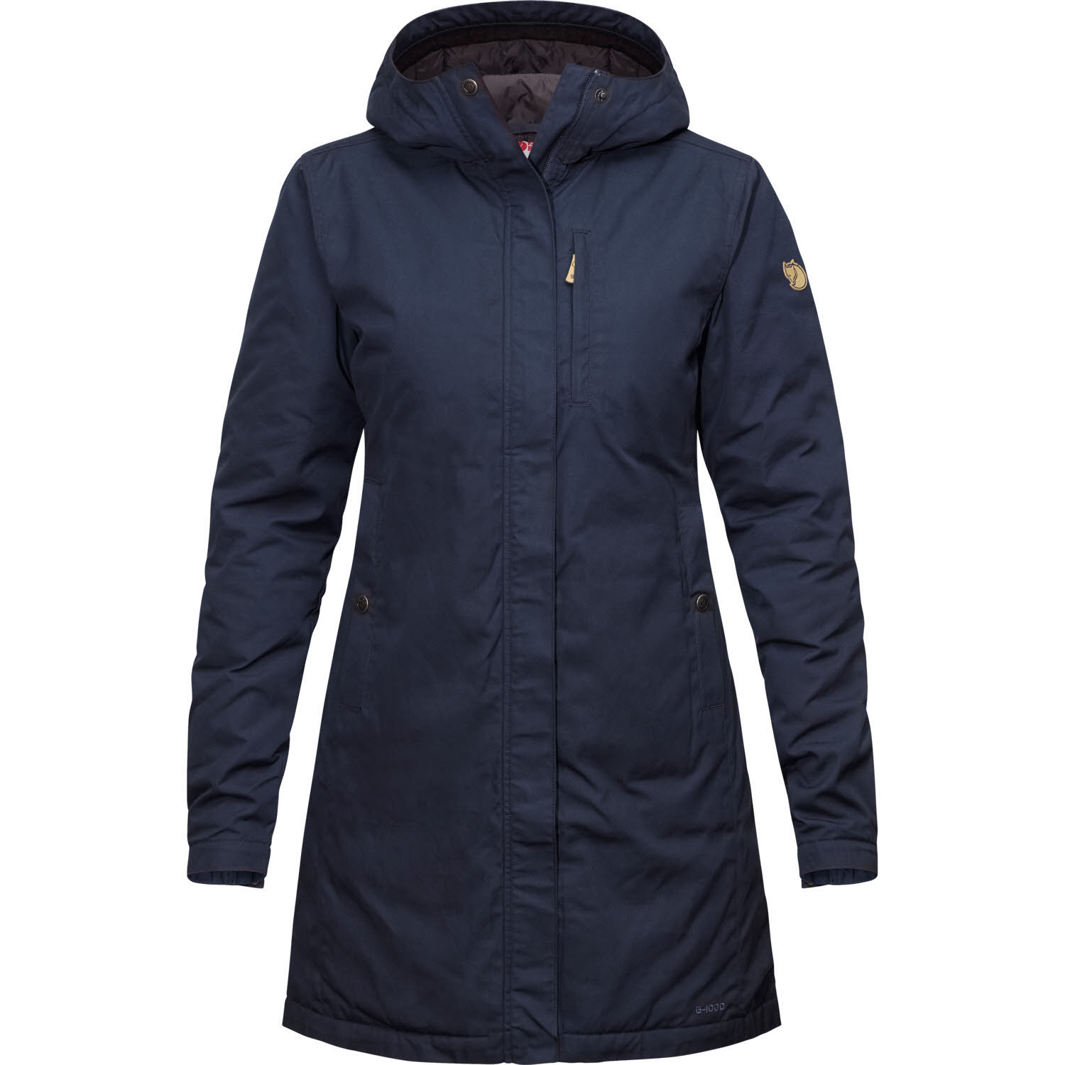 Fjällräven Kiruna Padded Parka Isolierend Atmungsaktiv Wasserabweisend Winddicht Damen Blau