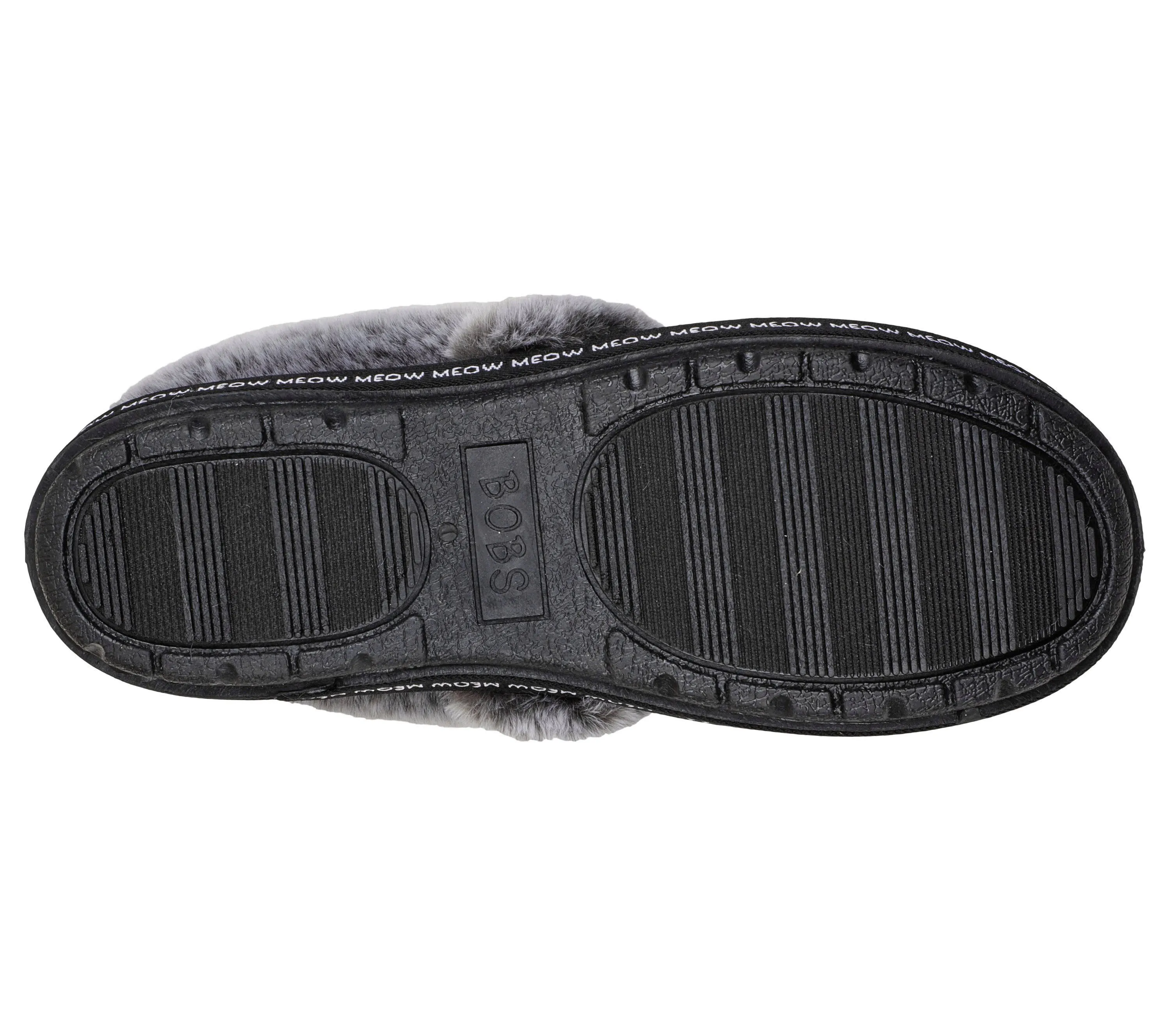 SKECHERS BOBS Cozy Kiss - Meow PJs Damen Hausschuhe Pantoffeln Slipper schwarz
