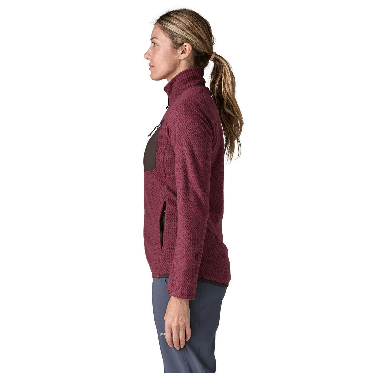 Patagonia R1 Air Jkt Damen Fleecejacke Midlayer berry fig