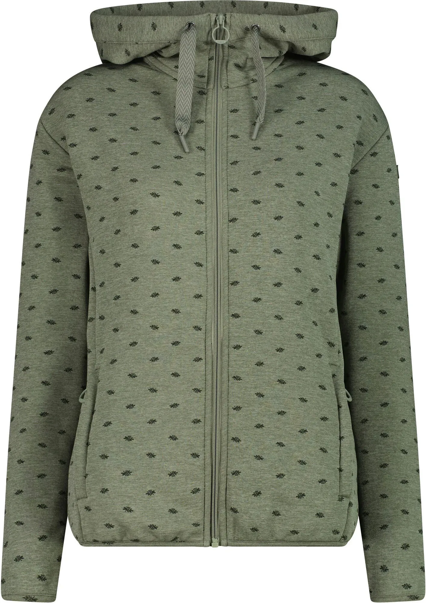 CMP WOMAN JACKET FIX HOOD Damen Freizeitjacke Outdoorjacke grün