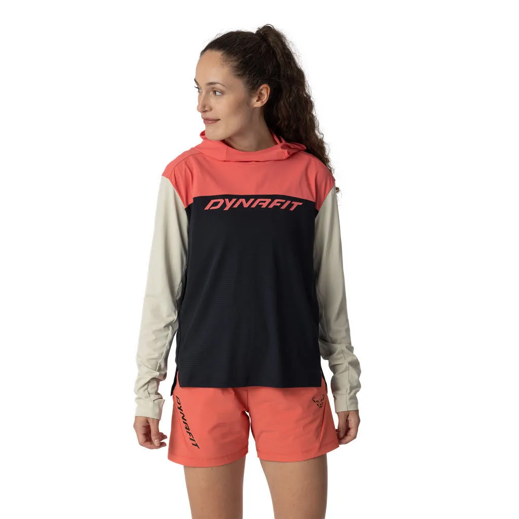 Dynafit Traverse Sun Damen Hoodie Pullover schwarz