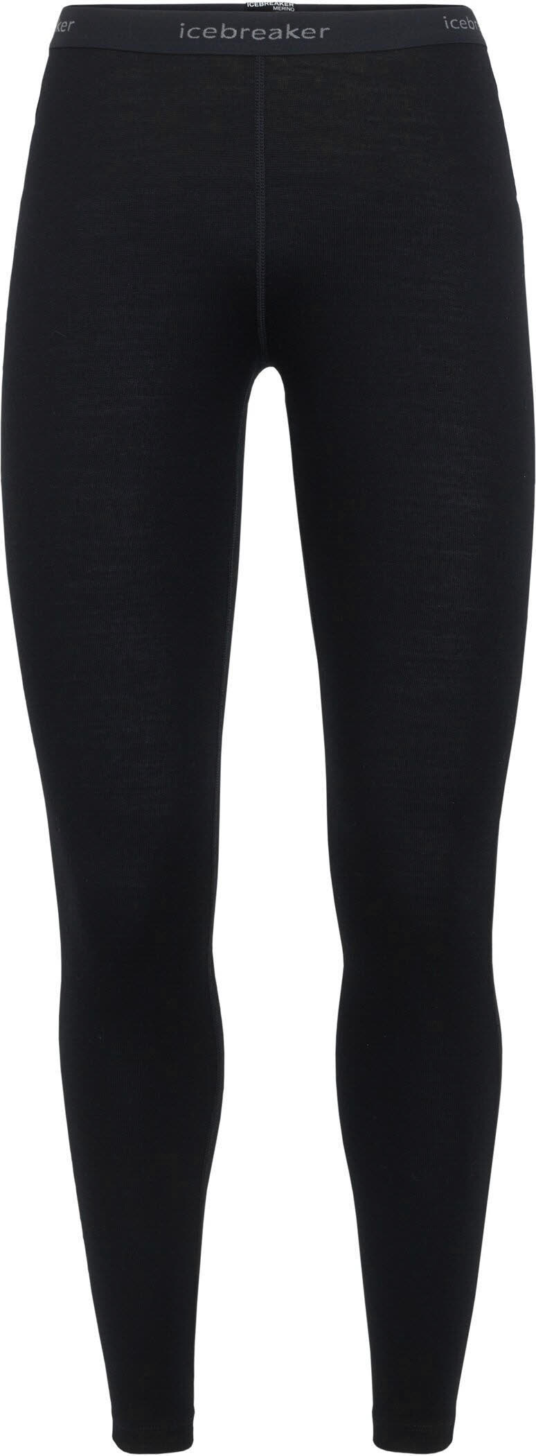 Icebreaker Merino 260 Tech Leggings Unterhose Damen schwarz