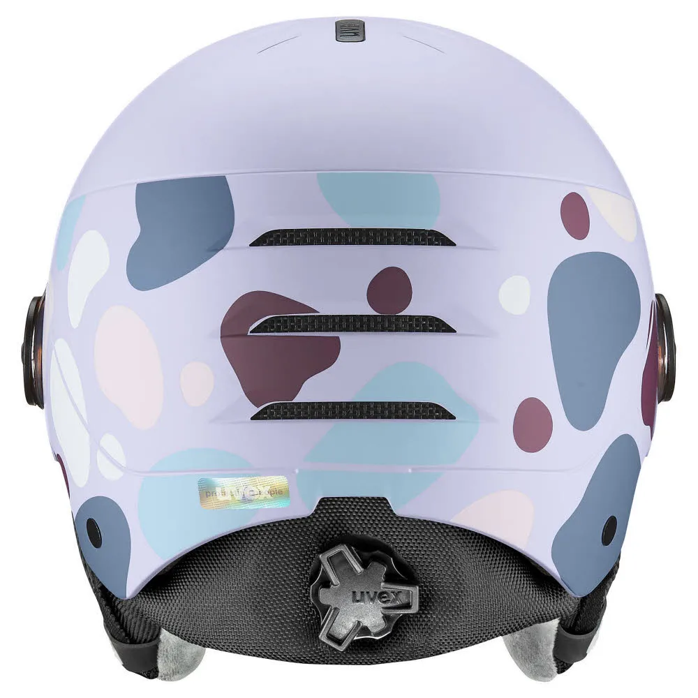 Uvex rocket jr. Kinder Skihelm Visier Helmset lila
