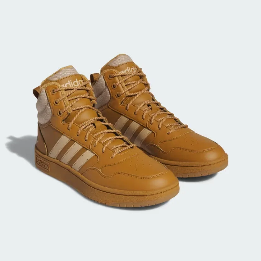adidas Hoops 3.0 Mid Herren Lifestyle-Schuhe Basketball-Schuhe braun