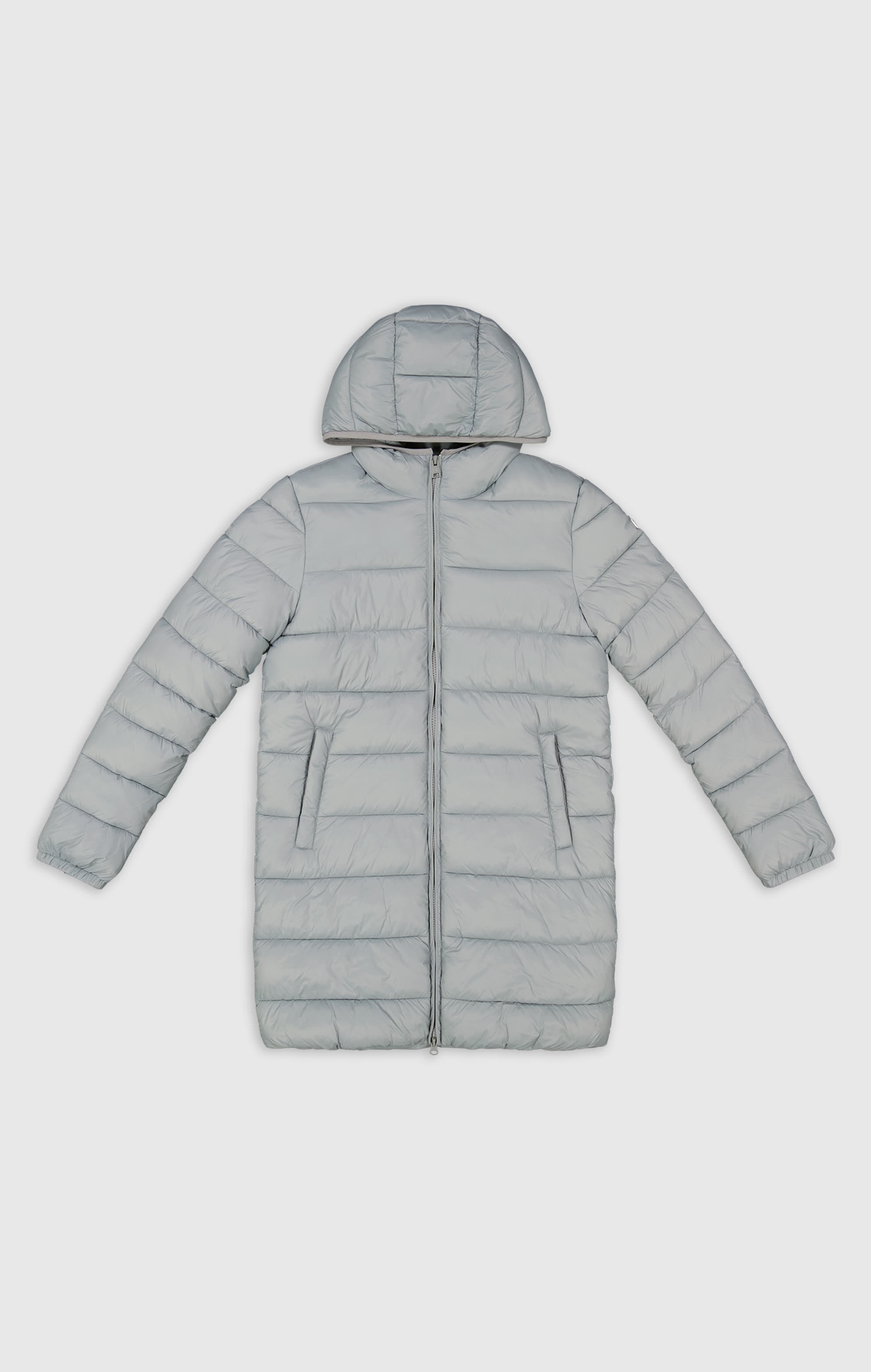 Champion Kapuzenjacke Daunenjacke Isolationsjacke Damen grau