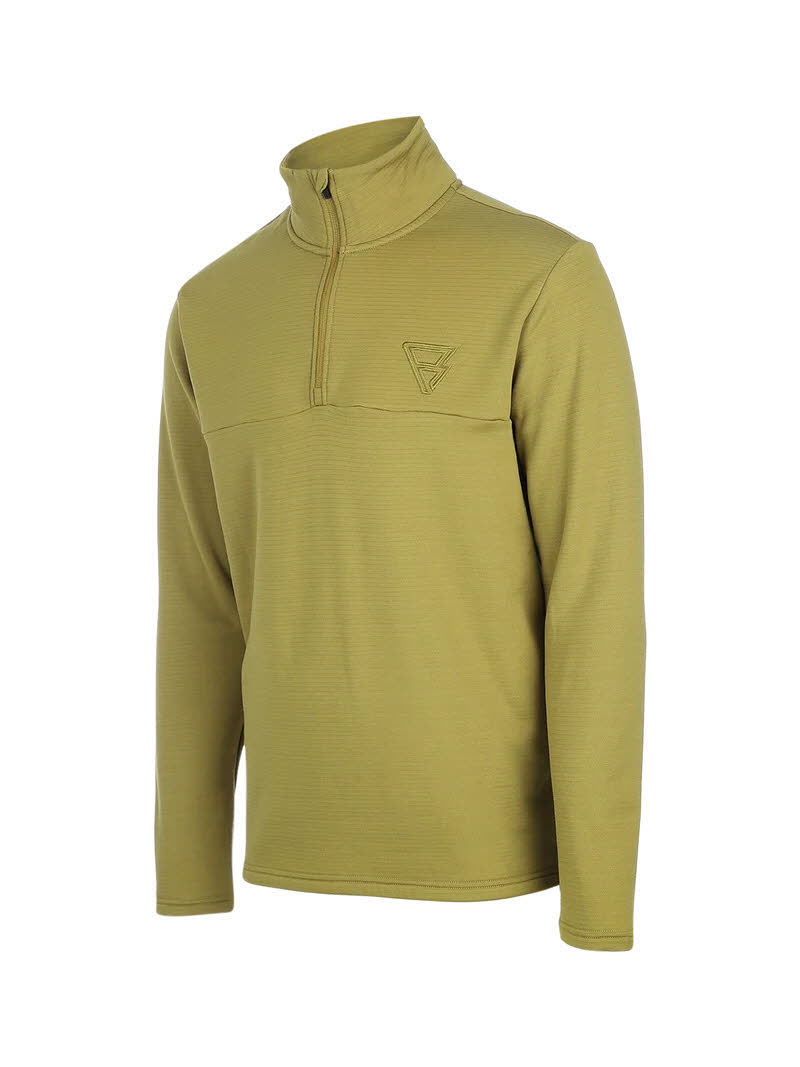 Brunotti Daronst Fleece Herren Fleecepullover Midlayer Skirolli dark moss