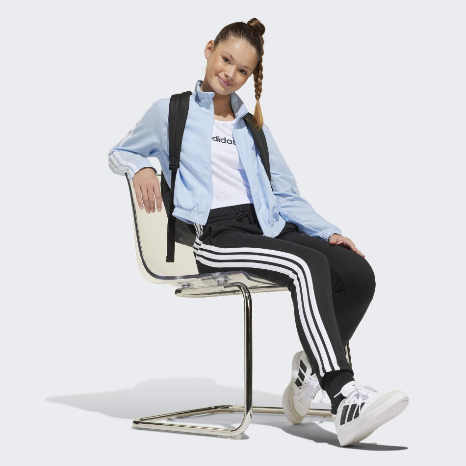 adidas Essentials Kids Jogginghose Mädchen schwarz/weiß