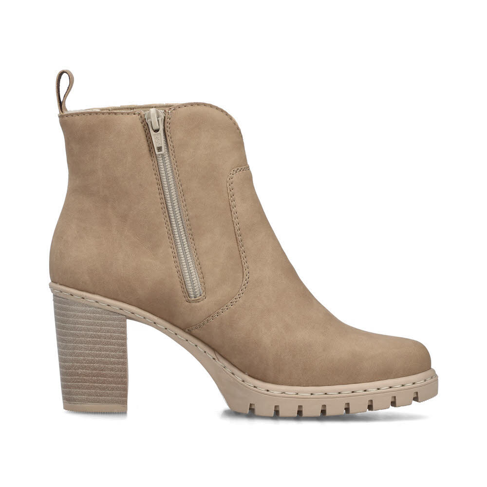 Rieker Stiefeletten Damen Kurzstiefel Freizeitstiefel braun