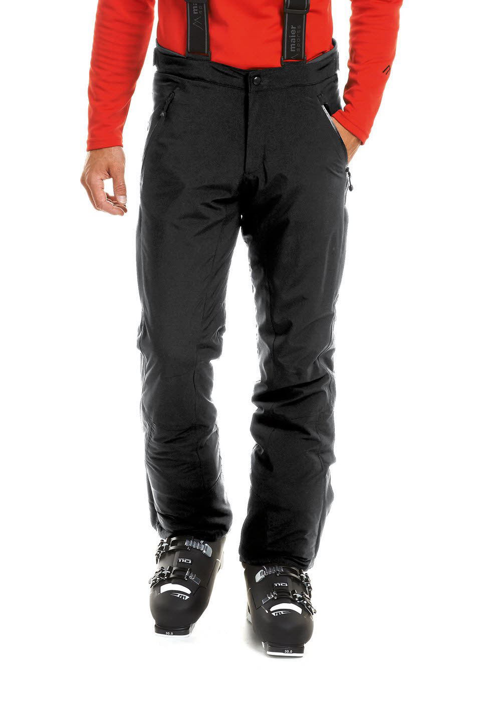 Maier Sports mTex Herren Hose Cooper Slim Skihose Snowboardhose schwarz