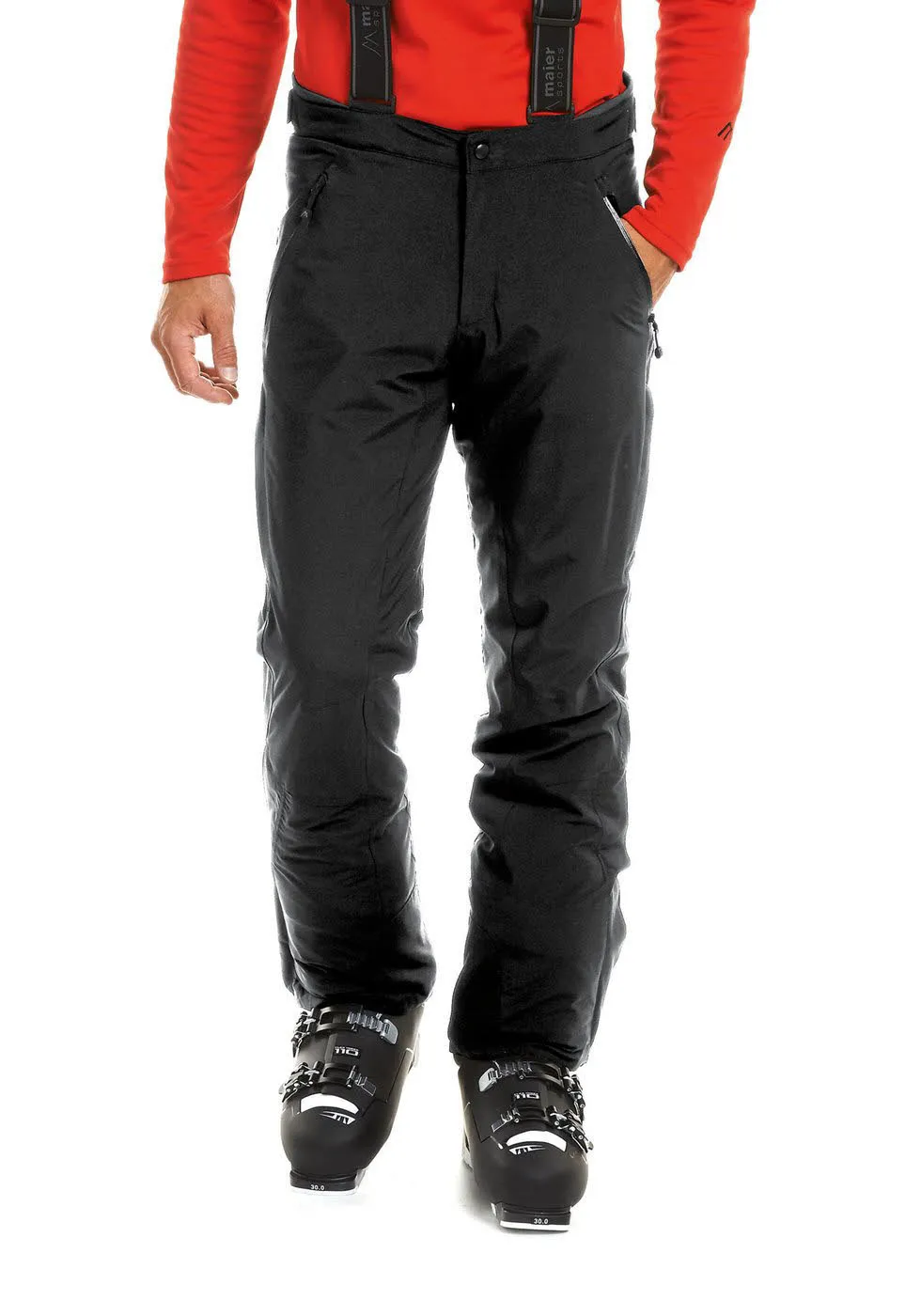 Maier Sports mTex Herren Hose Cooper Slim Skihose Snowboardhose schwarz