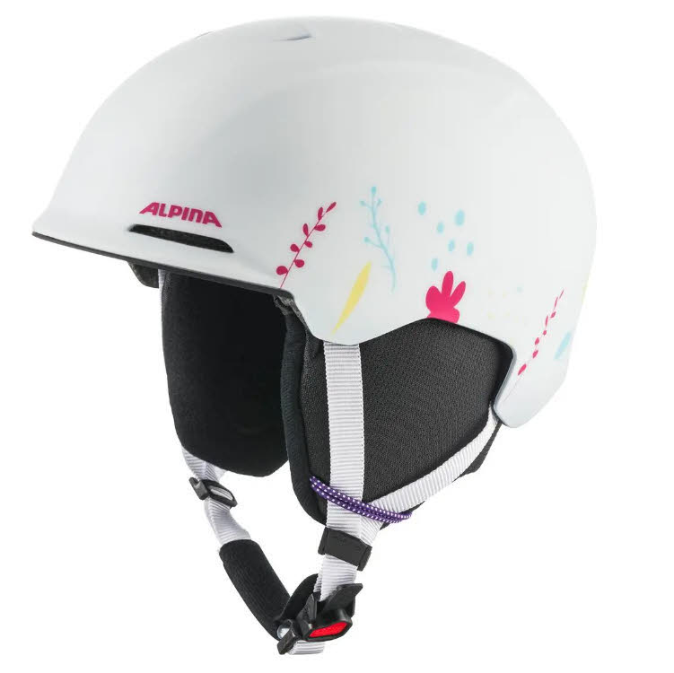 Alpina BRIX JR Skihelm Kinder Mädchen weiß