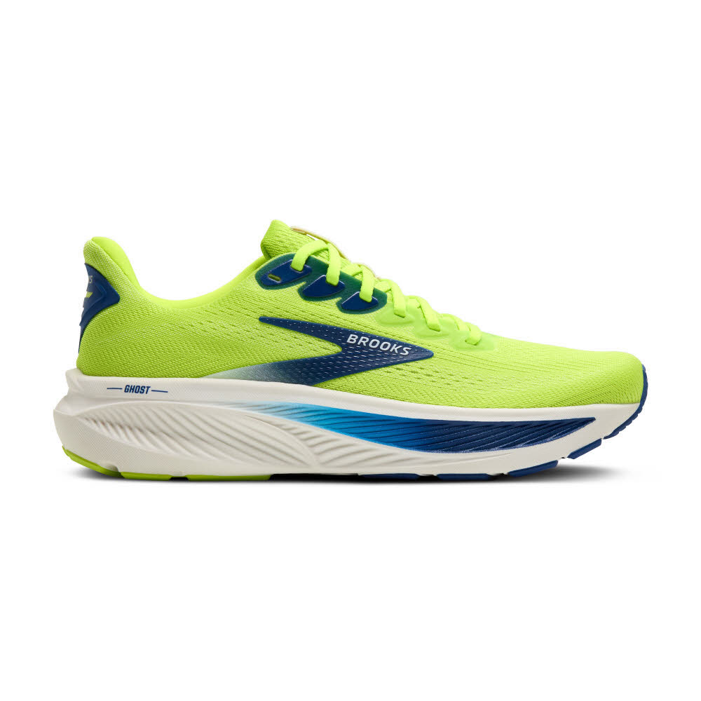 Brooks Ghost 17 Herren Laufschuhe Joggingschuhe acid lime/navy/white