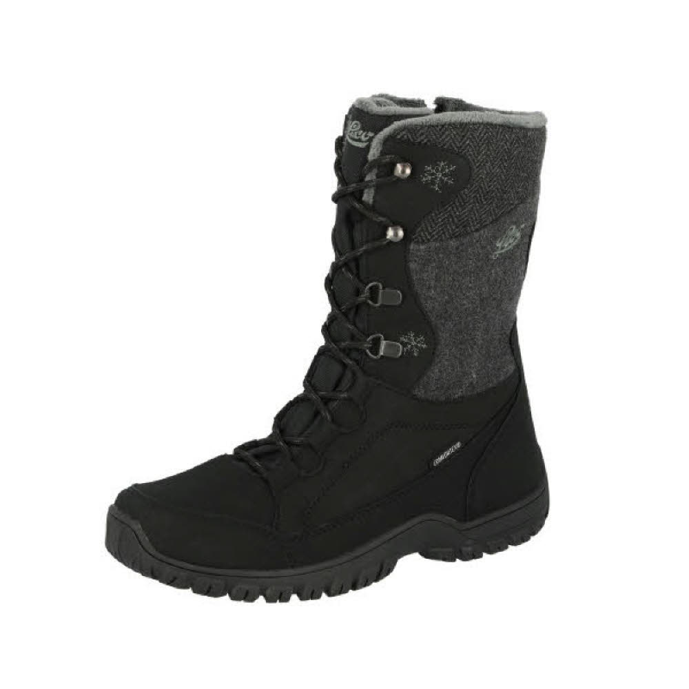 Lico Damen Winterstiefel Schneestiefel schwarz
