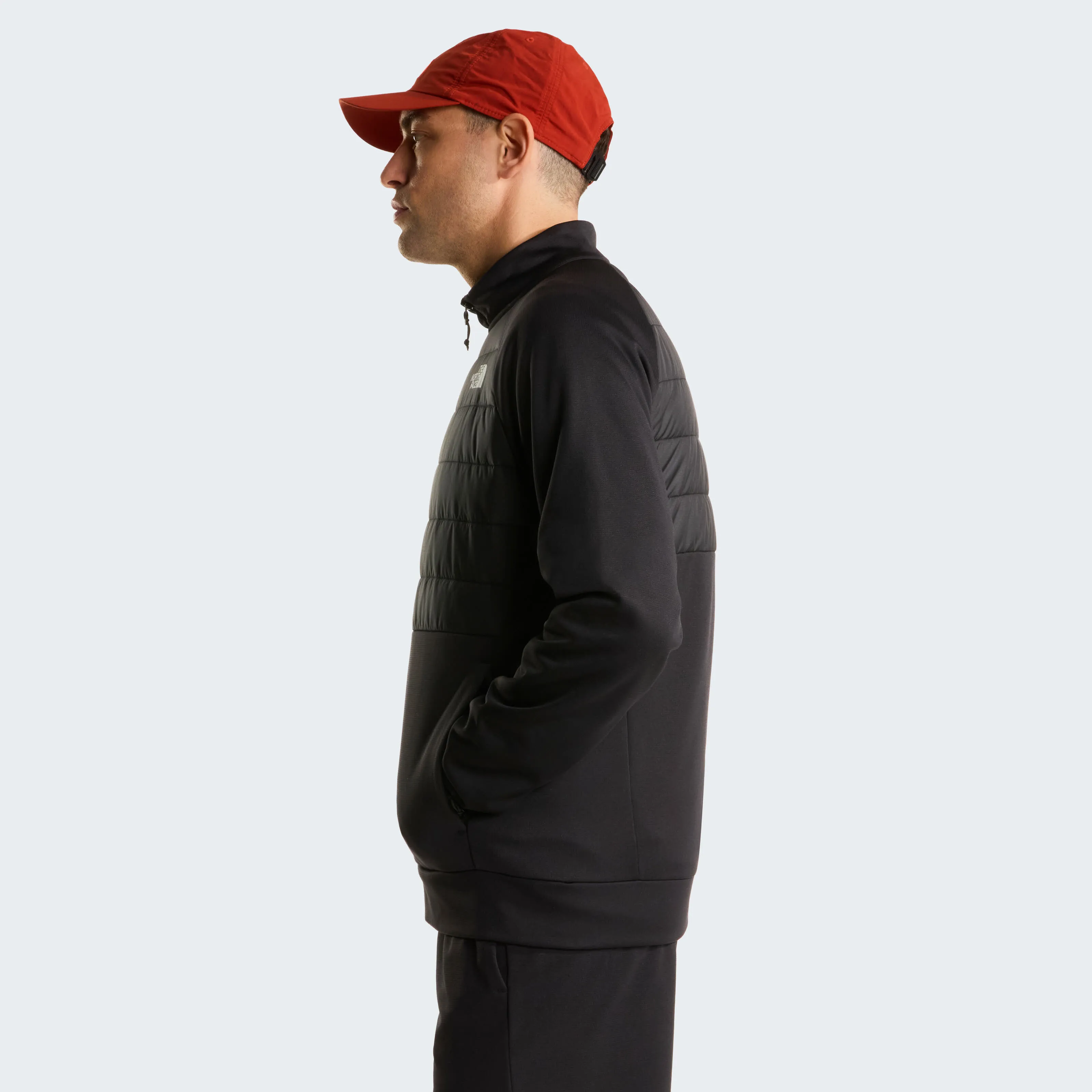 The North Face REAXION 2.0 Herren Hybridjacke Fleecejacke schwarz