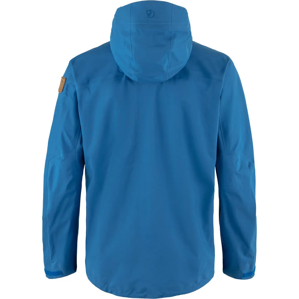 Fjällräven Keb Eco-Shell Jacket M Herren Regenjacke Wanderjacke alpine blue