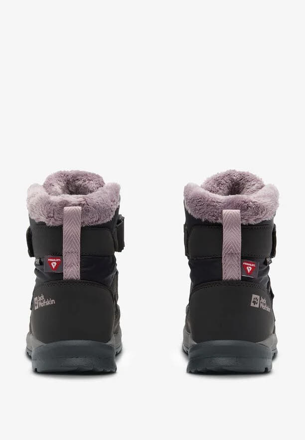 Jack Wolfskin Polar Bear Mid Klettverschluss gefüttert Mädchen grau