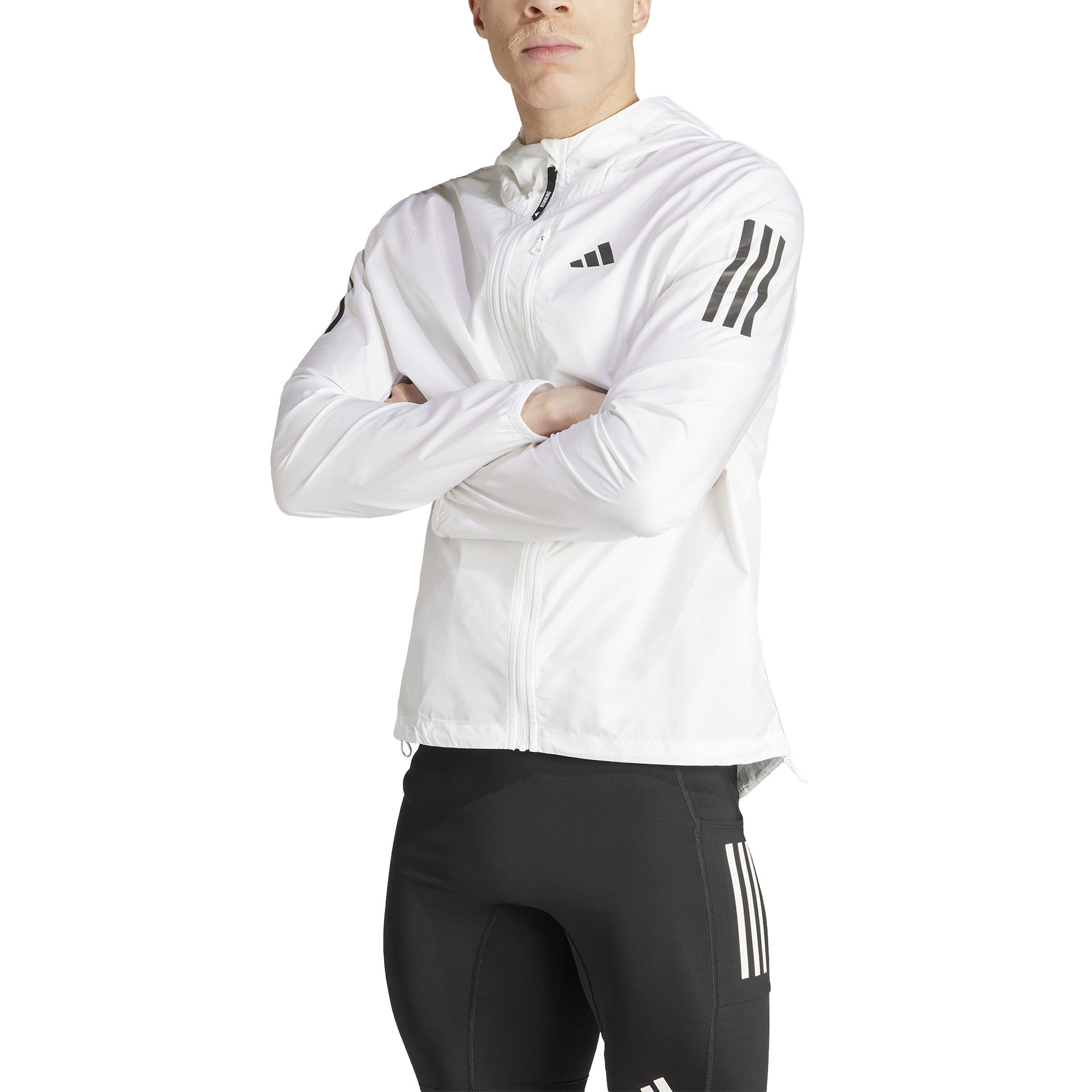 adidas Own the Run Jacke Laufjacke Herren weiß
