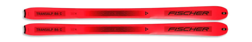 Fischer Transalp 86 Carbon Tourenski ohne Bindung u. Fell Fortgeschr. rot NEU