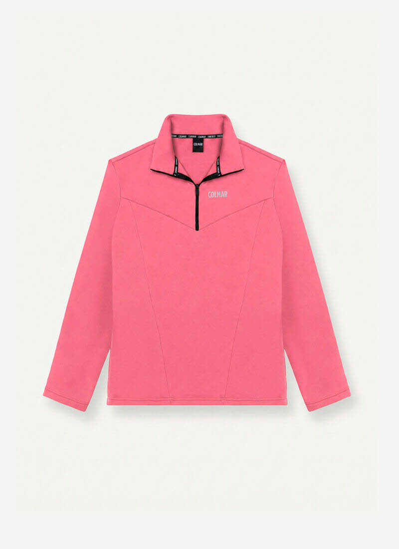 COLMAR DA SHIRT HALF ZIP Damen Skirolli disco pink
