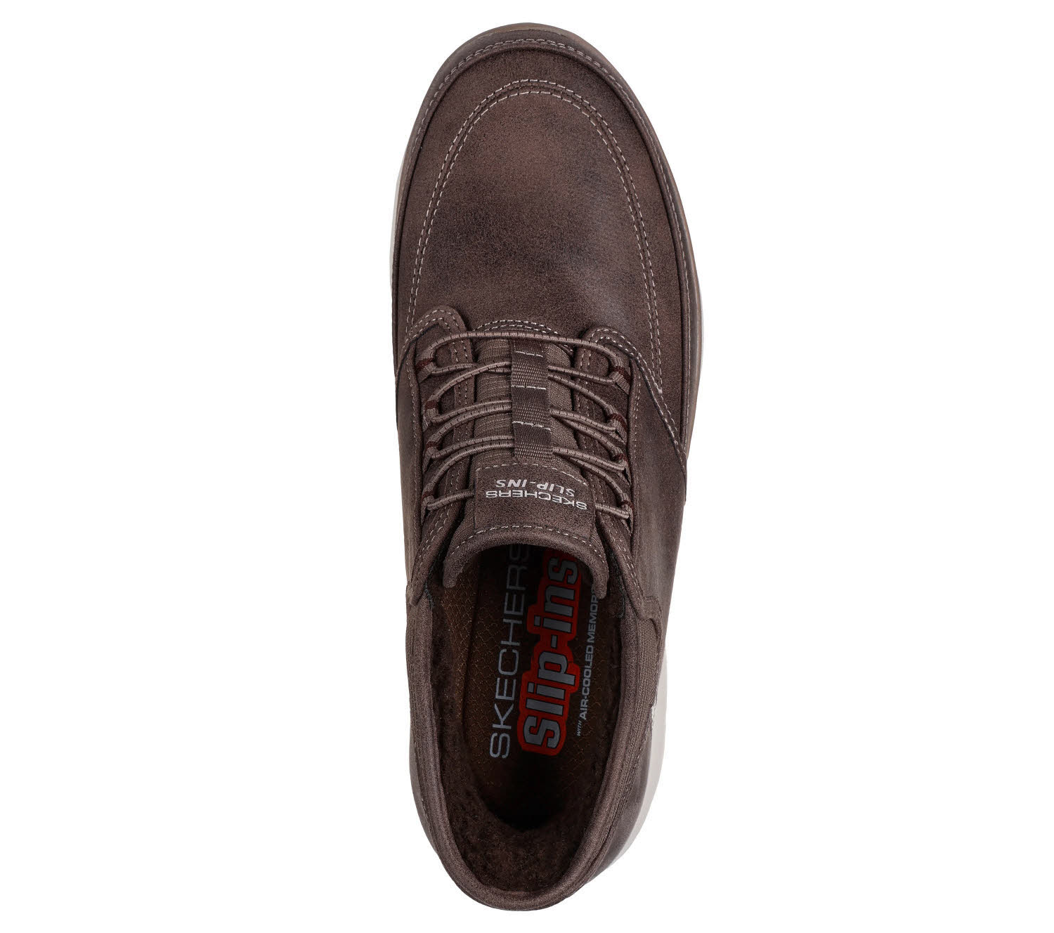 Skechers SUMMITS – SIEGUL Herren Slipper Sneaker Low Slip-ins braun