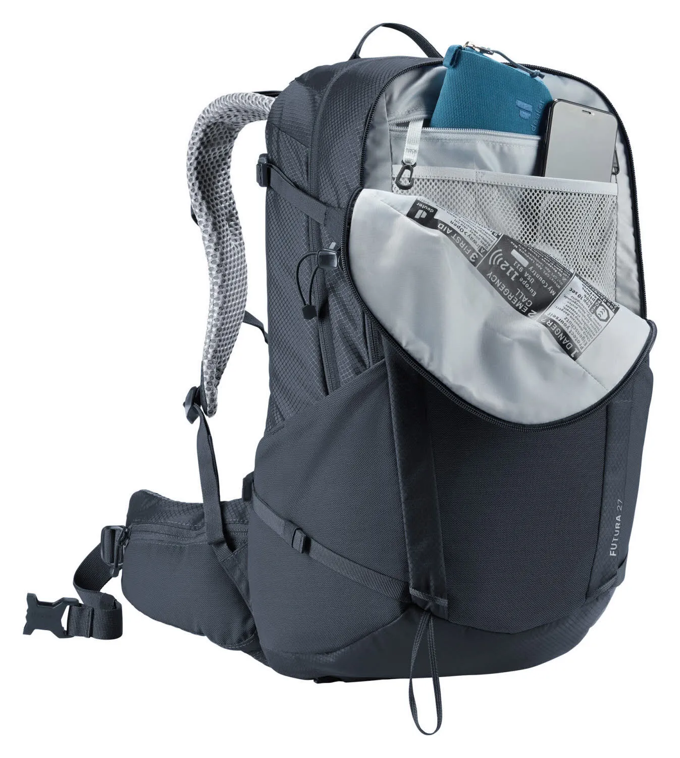 Deuter Futura 27 Wanderrucksack Treckingrucksack schwarz
