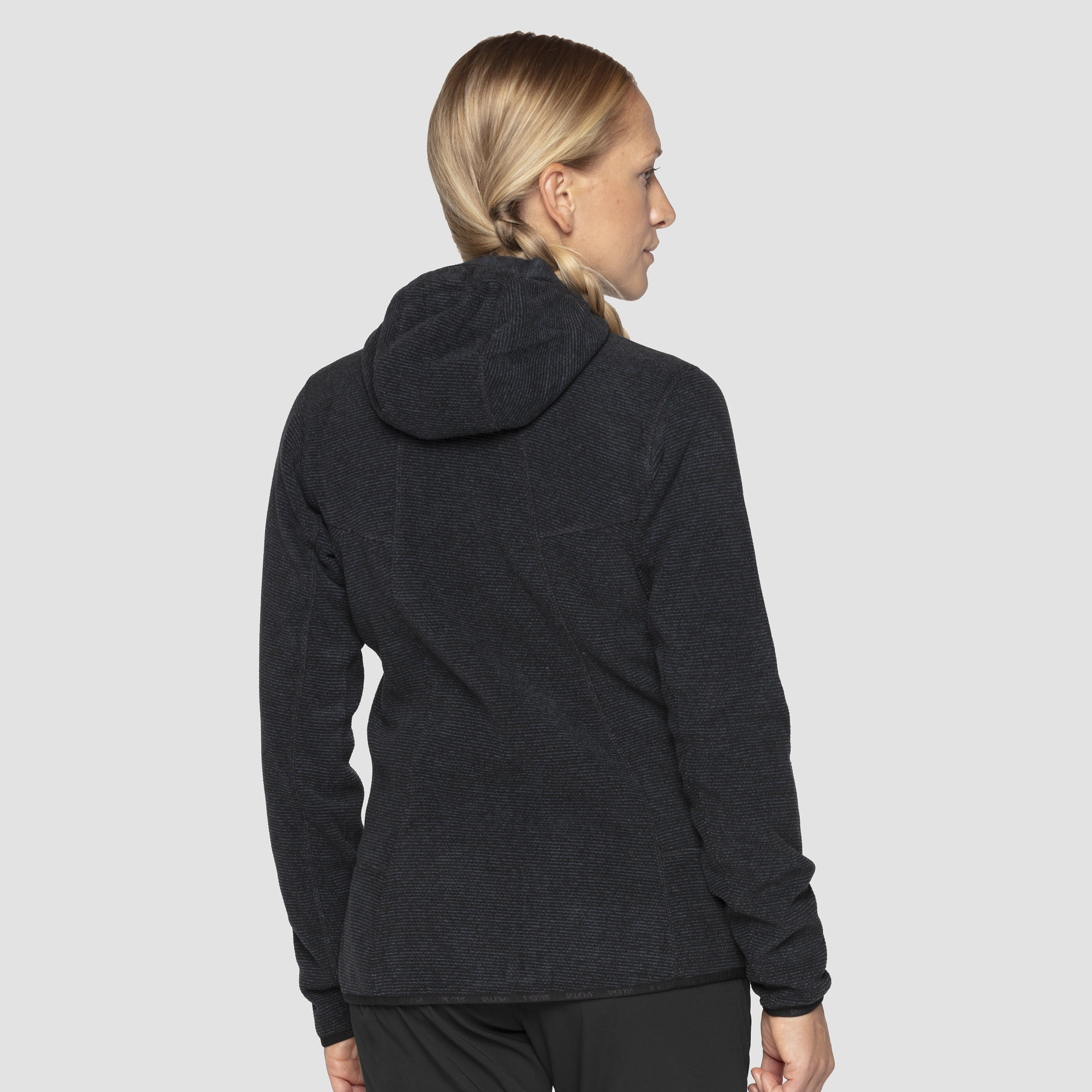 Salewa NUVOLO PL W JACKET Fleecejacke Kapuzenjacke Damen schwarz