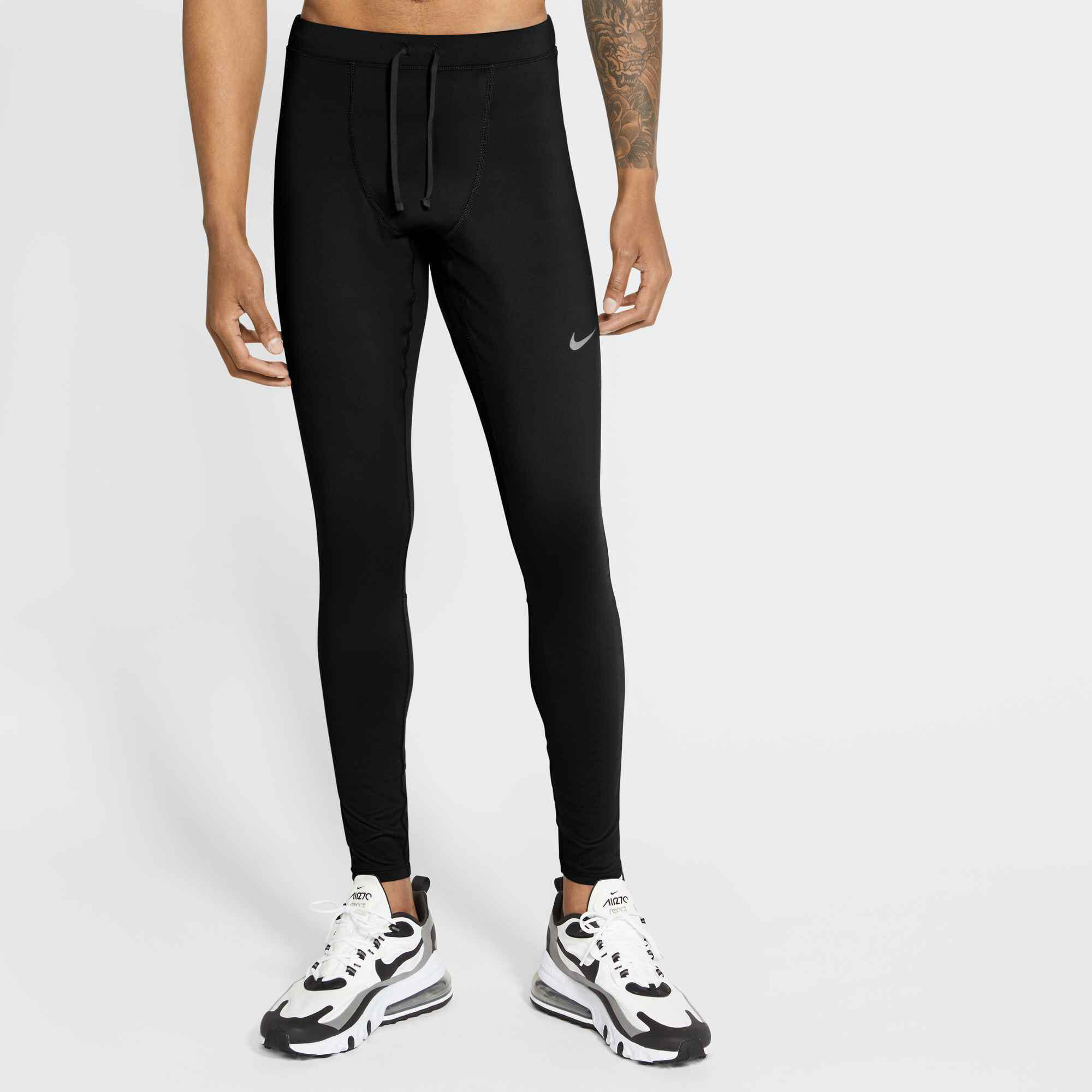 Nike Dri-FIT Essential Men's Herren Running Tights Laufhose schwarz