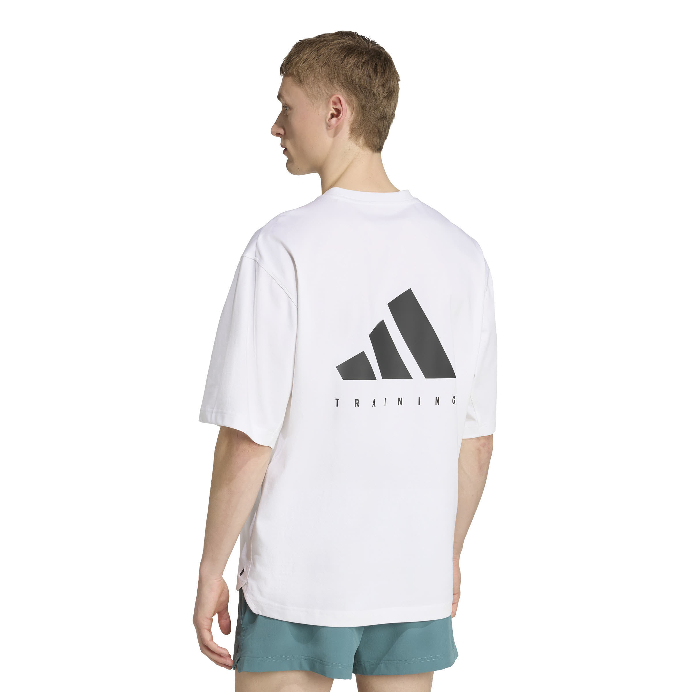 ADIDAS Power Oversize Herren T-Shirt weiß