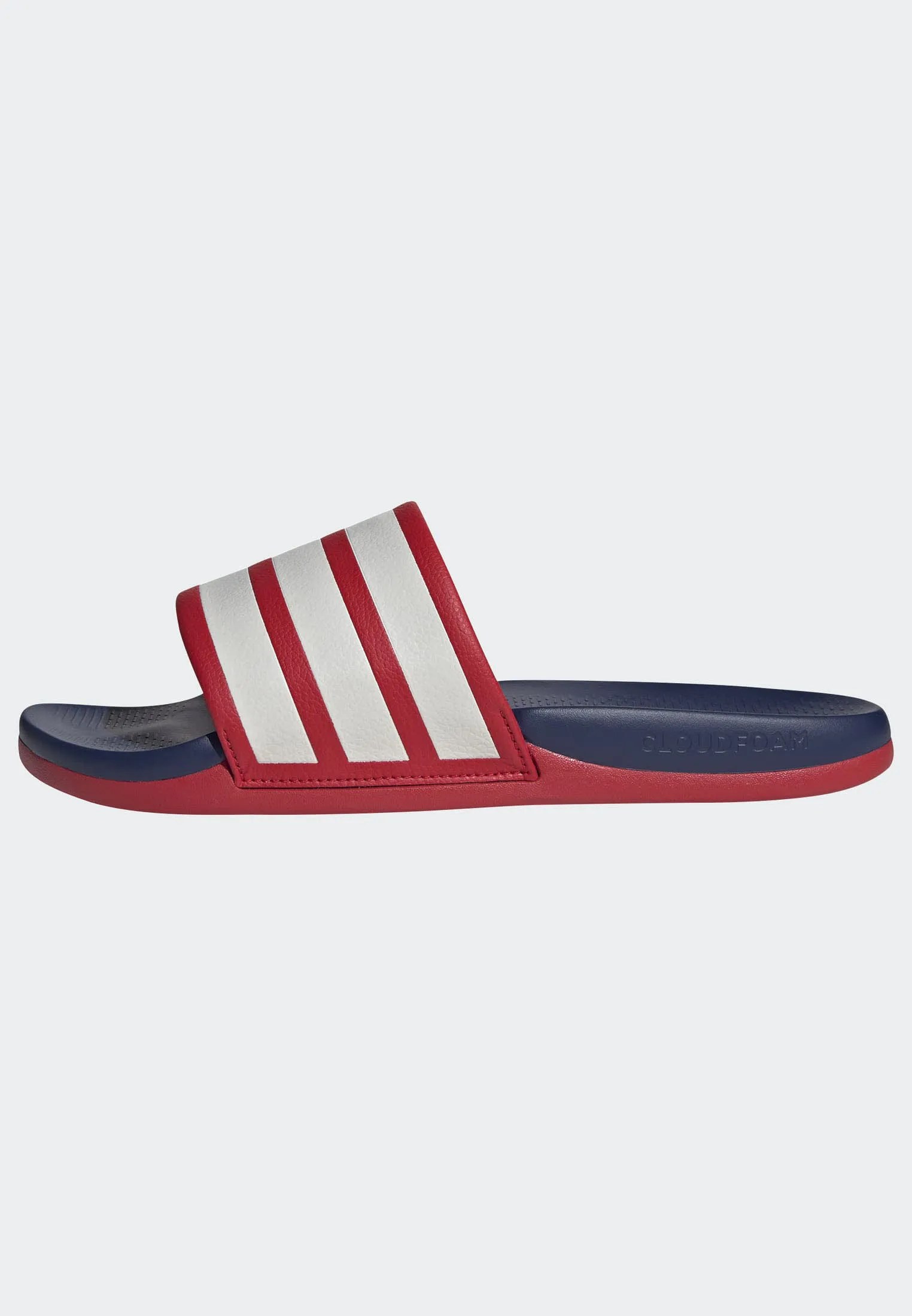 adidas ADILETTE COMFORT 2.0 Unisex Badelatschen rot/weiß/blau